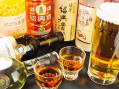 豊富なお酒や中国酒