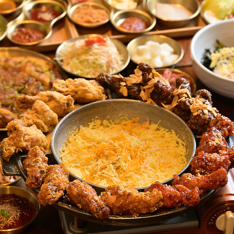 本場韓国の味を堪能！TV出演多数・SNSでも話題の韓国料理を是非お楽しみください！