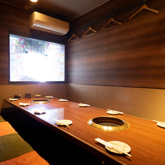 大人数も可能！個室でお料理をご堪能ください。