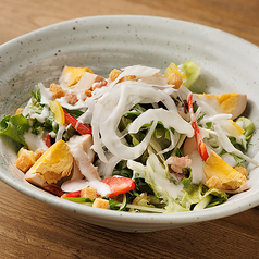 おでん玉子のシーザーサラダ