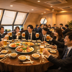 テーブル半個室あり（13名～27名様用）