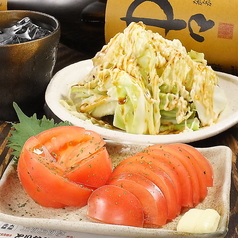 辛マヨきゅうり/とまとスライス/冷奴