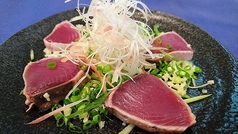 焼津産　初かつおのタタキ