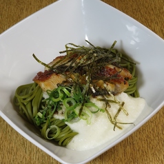 冷やし茶そば鰻とろろ掛け