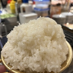 ガス炊きの米