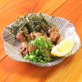 料理メニュー写真 鶏皮 炭火焼き