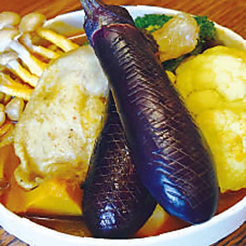 30種類のスパイスと15種類の素材が調和。体に染み渡る、優しい味わいのスープカレー♪