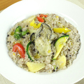 料理メニュー写真 牡蠣と三浦野菜の15穀米リゾット