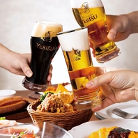 ここでしか飲めない生ビールとビヤホール料理で心も満喫