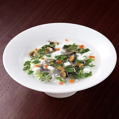 ピータン豆腐スープ