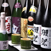 お料理との相性も◎な選りすぐりの日本酒をご用意。