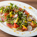 料理メニュー写真&nbsp;厳選鮮魚のカルパッチョ３種盛り