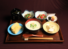 豆乳ゆば粥お膳