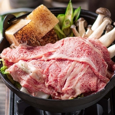 和牛レアすき焼き