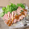料理メニュー写真 紅茶鴨の和カルパッチョ風～生姜サラダ～