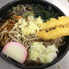 温かい蕎麦もあります！