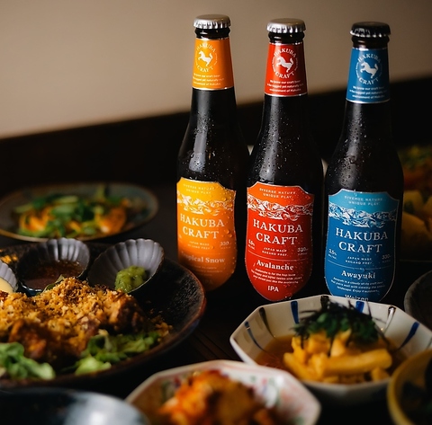 信州の発酵つまみ×クラフトビール。 ちょっとレアな日本酒も◎