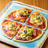 岡山県産食材の贅沢ランチ◎生米ピザや特製ハヤシを♪