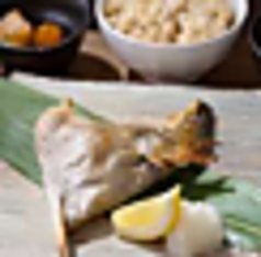 桜島灰干し かんぱちかま炙り焼き