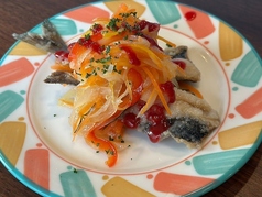 イワシの南蛮漬け～フランボワーズソース～