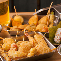 串カツが堪能できるコースはお料理のみと飲放付をご用意