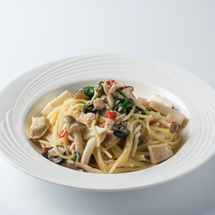 ツナとキノコのボスカイオーラ