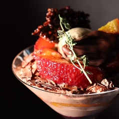 【誘惑】チョコレートとカシスオレンジのパフェ