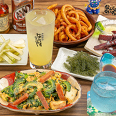 当店自慢の料理を存分に味わっていただける、飲み放題付きコースをご用意しております。2時間飲み放題付きコースと、ゆったり楽しめる3時間飲み放題付きコースからお選びいただけます♪ゴーヤーチャンプルーやカーリーフライ、〆の沖縄そばまで楽しめる、満足感たっぷりの充実ラインナップです♪