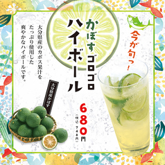 かぼすゴロゴロハイボールの写真