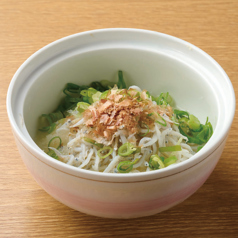 釜あげしらすと九条ねぎのおろし