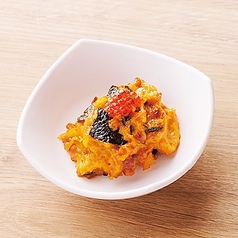 パンプキンサラダのいくら添え