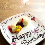 お誕生日・記念日も全力でお祝い★ご予約時にお知らせください♪