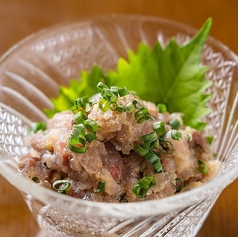 生姜香る　あじのなめろう