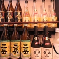 焼酎は長崎県産はもちろん、九州内の物を中心に複数取り揃えております◎