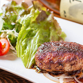 料理メニュー写真&nbsp;黒豚100%ハンバーグ