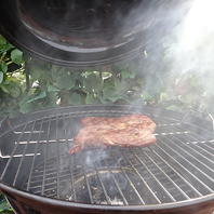 スモーキーに焼き上げるワンポンドステーキ★