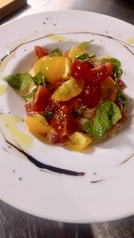 トマトの冷製パスタ