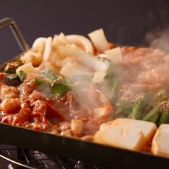 鶴橋まだんのコプチャン鉄板鍋 2人前