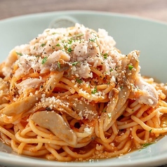 自家製ツナと木の子のトマトソース“スパゲッティ”