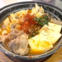 旨辛牛カルビチゲほうとう鍋