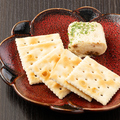 料理メニュー写真&nbsp;いちじくと酒粕のクリームチーズ～クラッカー付き～