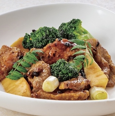 牛ヒレ肉と春筍の豆鼓オイスターソース