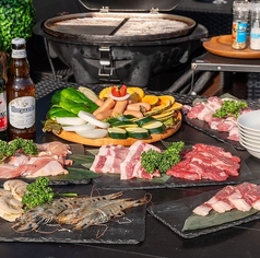 上質肉の本格BBQ