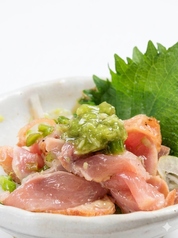 【鹿児島知覧(ちらん)町からの直送】知覧鶏の鶏わさ