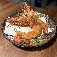 有頭海老フライ