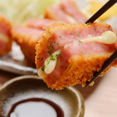 厚切りハムカツ