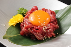 馬肉の黄金ユッケ