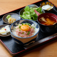 ネギトロ丼定食