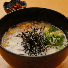 海苔茶漬け(お漬物)/鶏ぞうすい(お漬物)