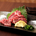 料理メニュー写真&nbsp;馬刺し霜降り